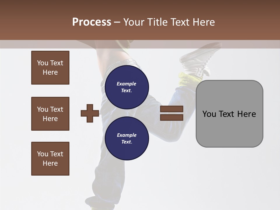 Gymnastic Vertical Fitness PowerPoint Template