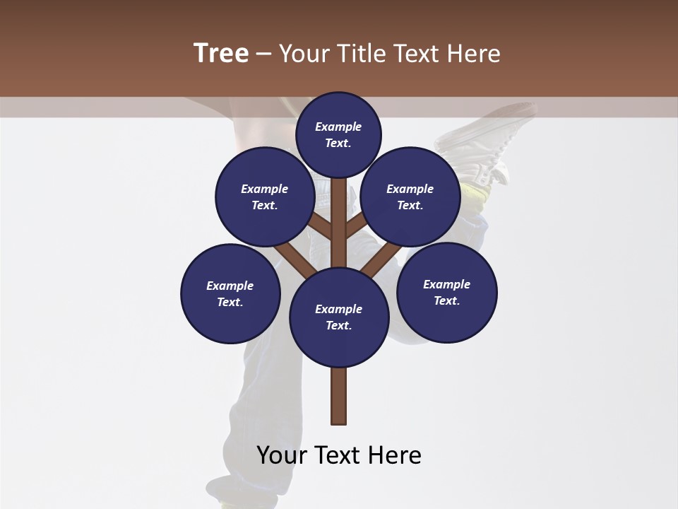 Gymnastic Vertical Fitness PowerPoint Template