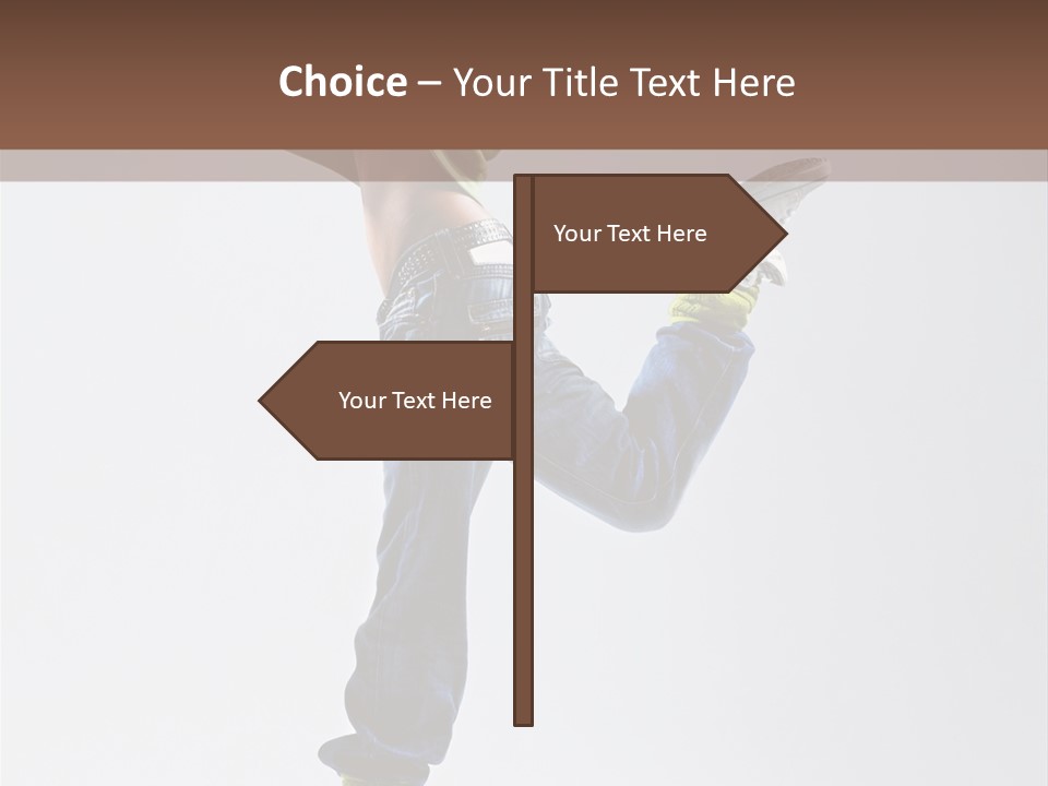 Gymnastic Vertical Fitness PowerPoint Template