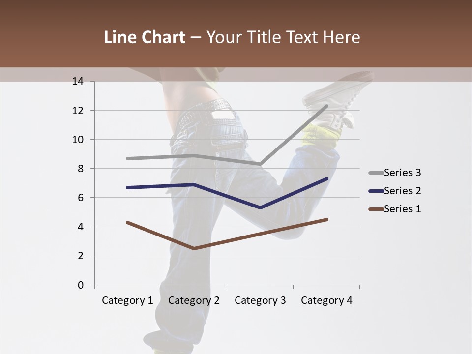 Gymnastic Vertical Fitness PowerPoint Template