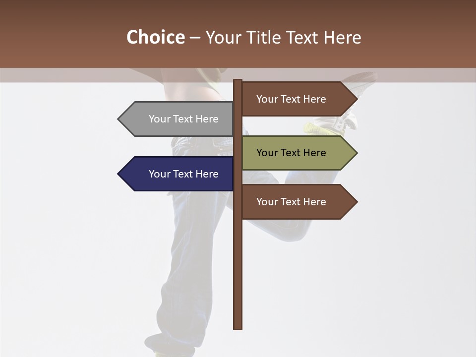 Gymnastic Vertical Fitness PowerPoint Template