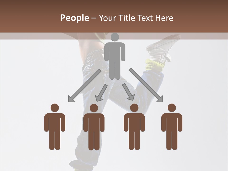 Gymnastic Vertical Fitness PowerPoint Template