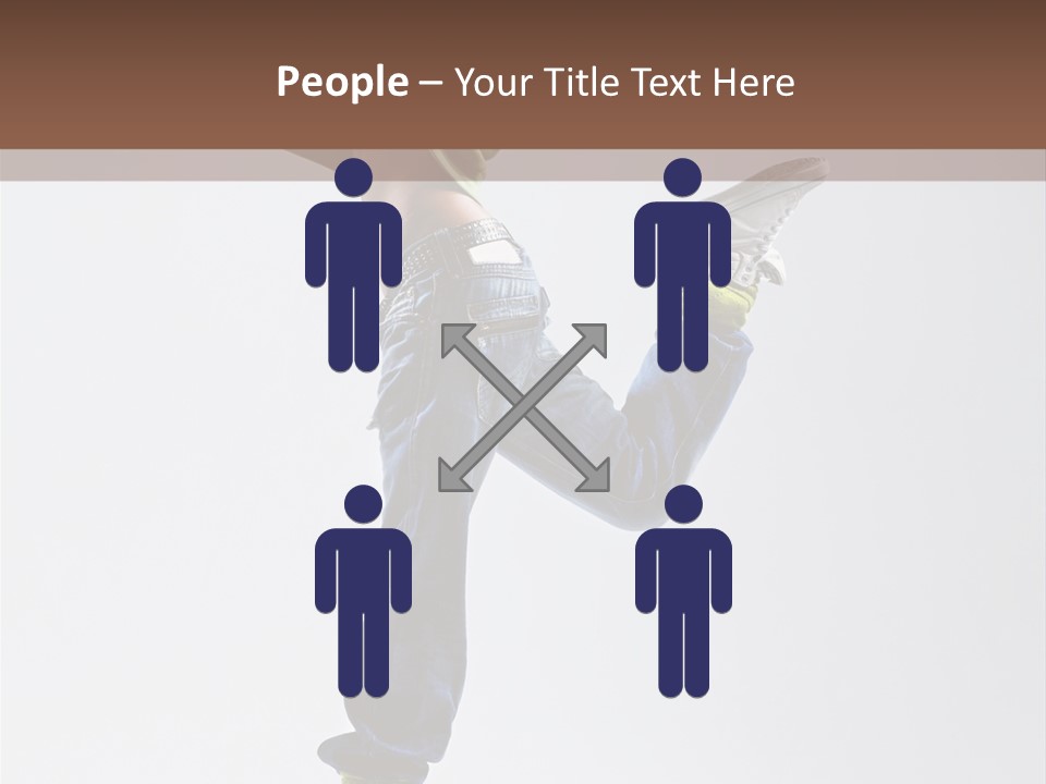 Gymnastic Vertical Fitness PowerPoint Template