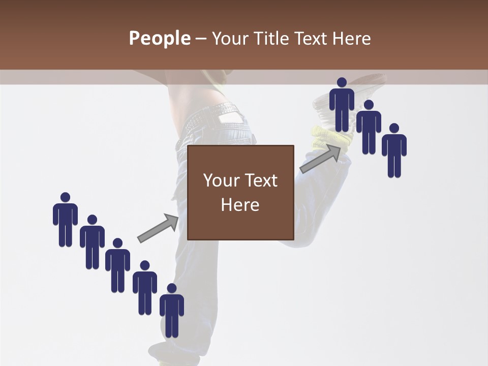 Gymnastic Vertical Fitness PowerPoint Template