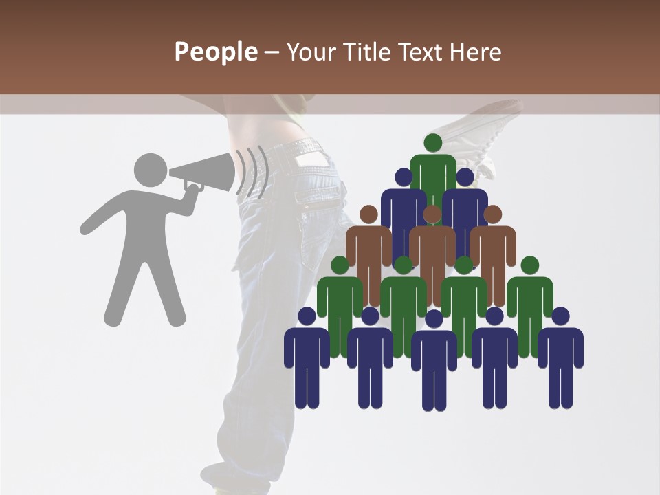 Gymnastic Vertical Fitness PowerPoint Template