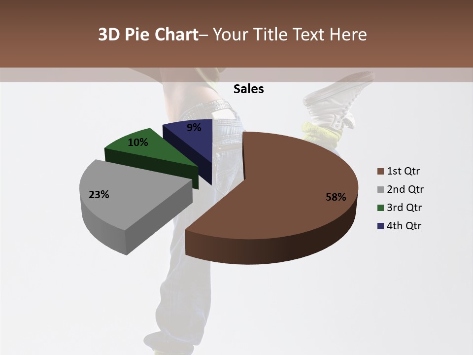 Gymnastic Vertical Fitness PowerPoint Template