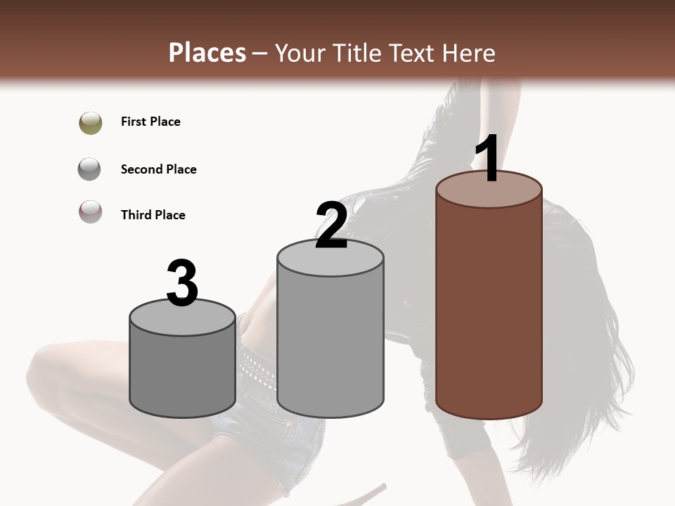 Voluptous Posing Flexibility PowerPoint Template