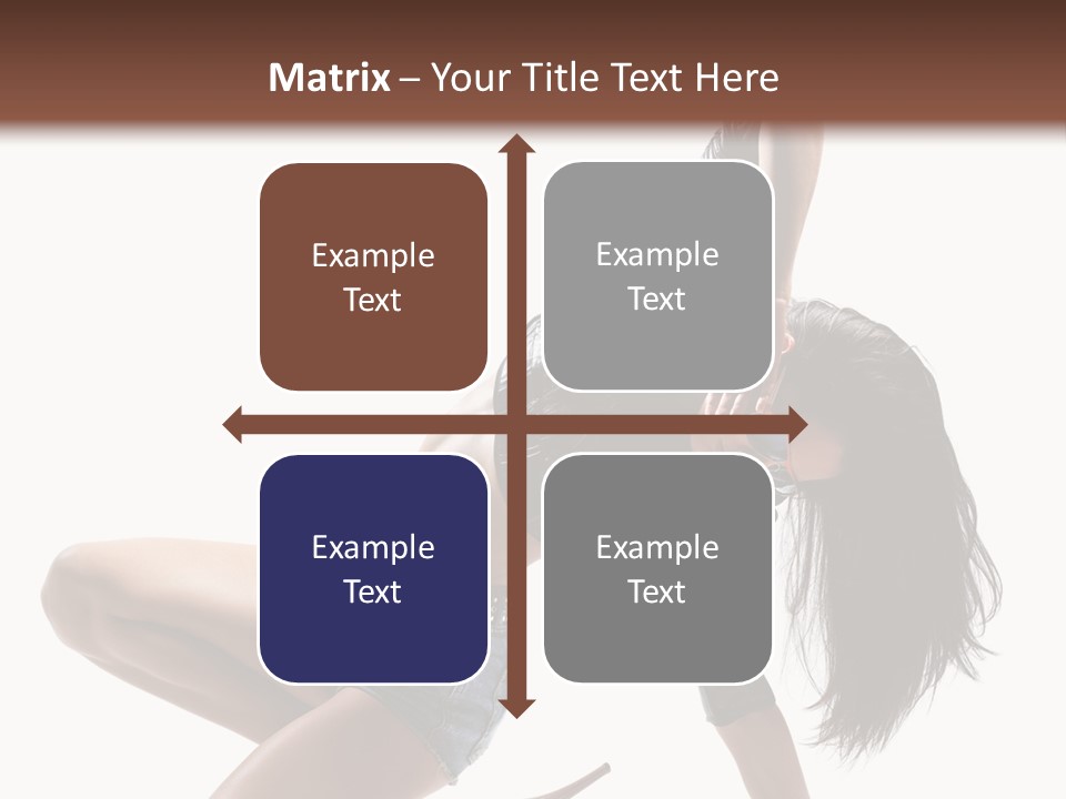 Voluptous Posing Flexibility PowerPoint Template