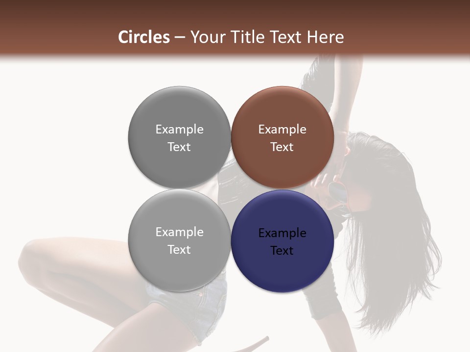 Voluptous Posing Flexibility PowerPoint Template