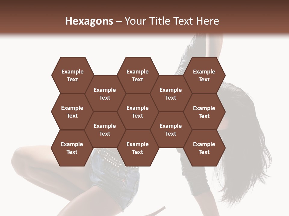 Voluptous Posing Flexibility PowerPoint Template