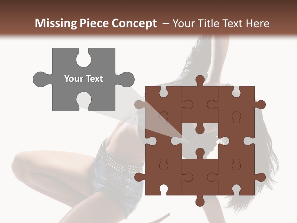 Voluptous Posing Flexibility PowerPoint Template