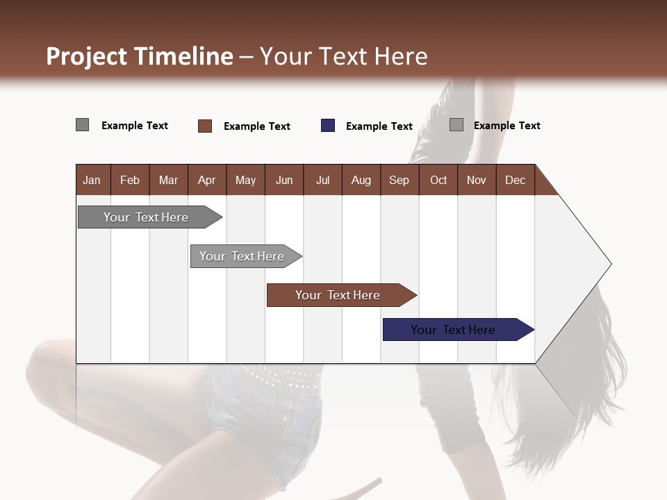Voluptous Posing Flexibility PowerPoint Template