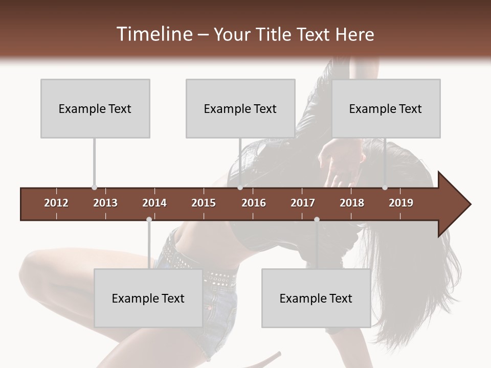 Voluptous Posing Flexibility PowerPoint Template