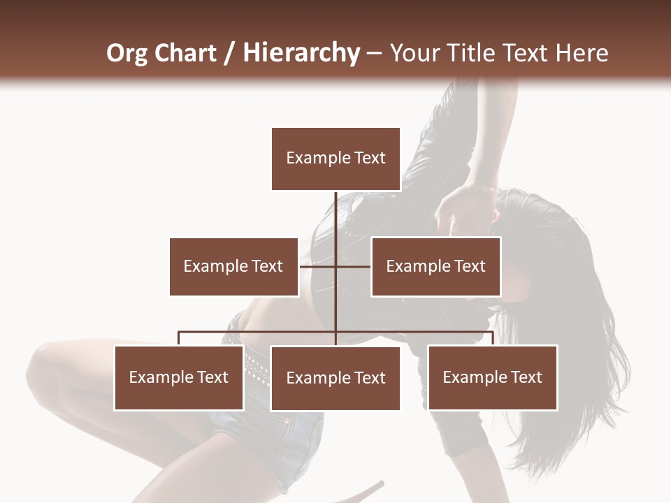 Voluptous Posing Flexibility PowerPoint Template