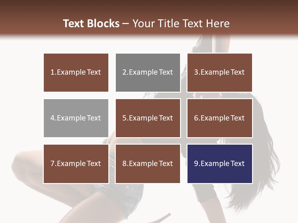 Voluptous Posing Flexibility PowerPoint Template