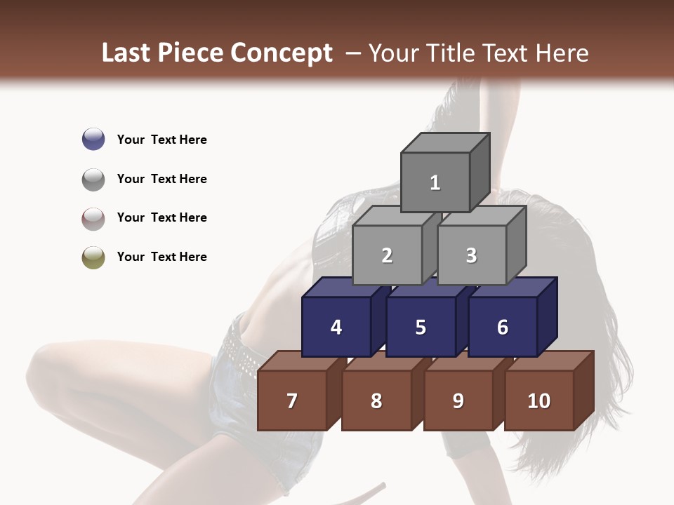 Voluptous Posing Flexibility PowerPoint Template