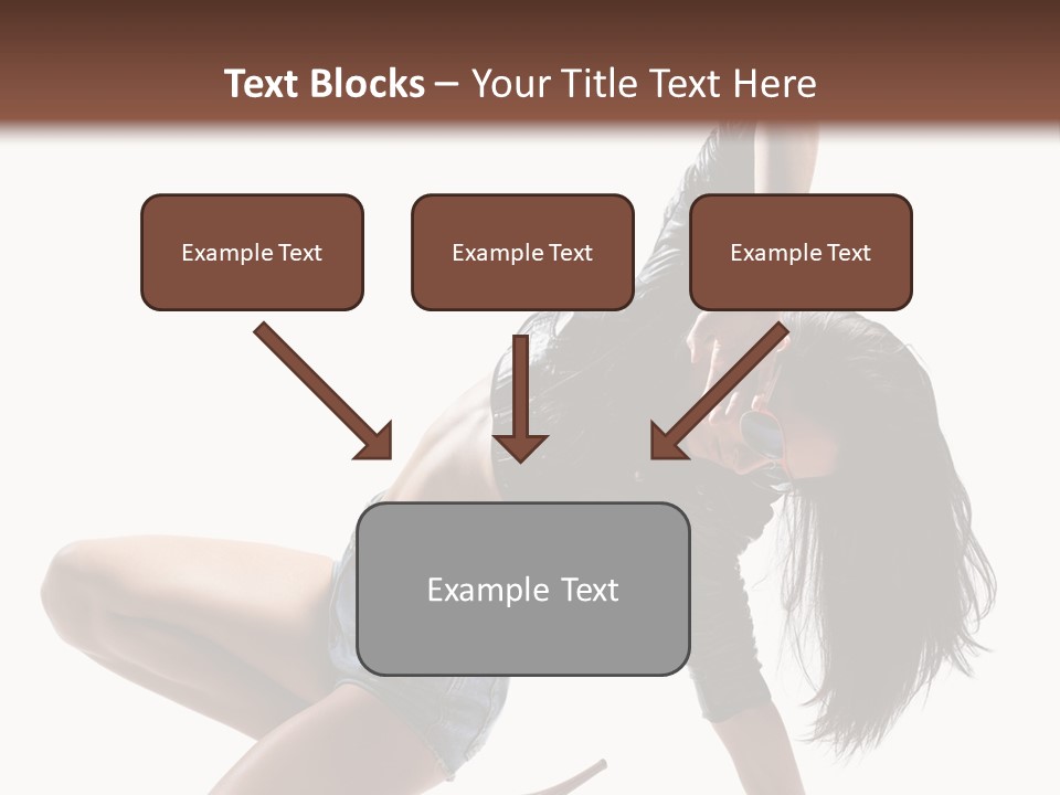 Voluptous Posing Flexibility PowerPoint Template