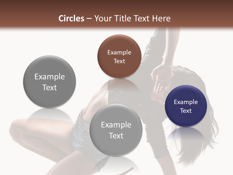 Voluptous Posing Flexibility PowerPoint Template