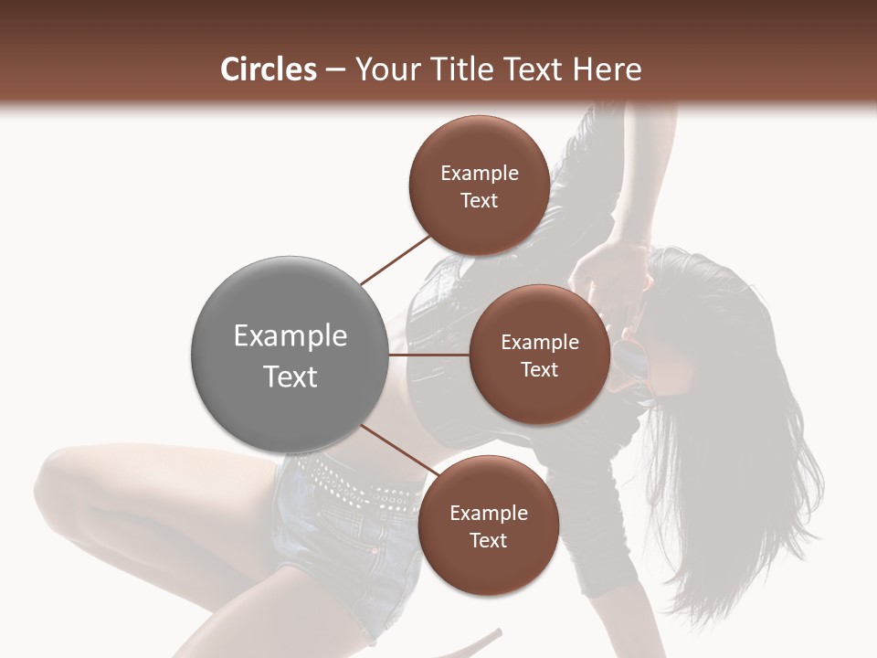 Voluptous Posing Flexibility PowerPoint Template