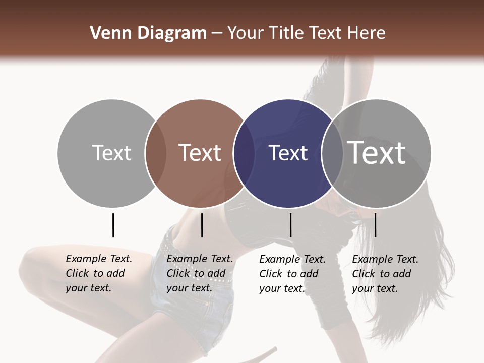 Voluptous Posing Flexibility PowerPoint Template