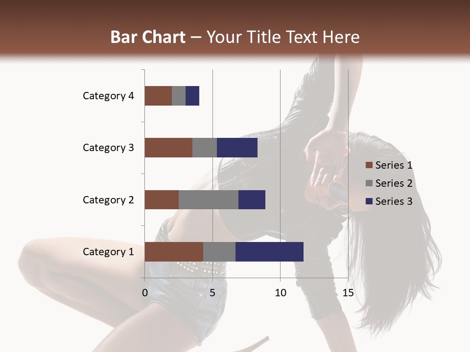 Voluptous Posing Flexibility PowerPoint Template