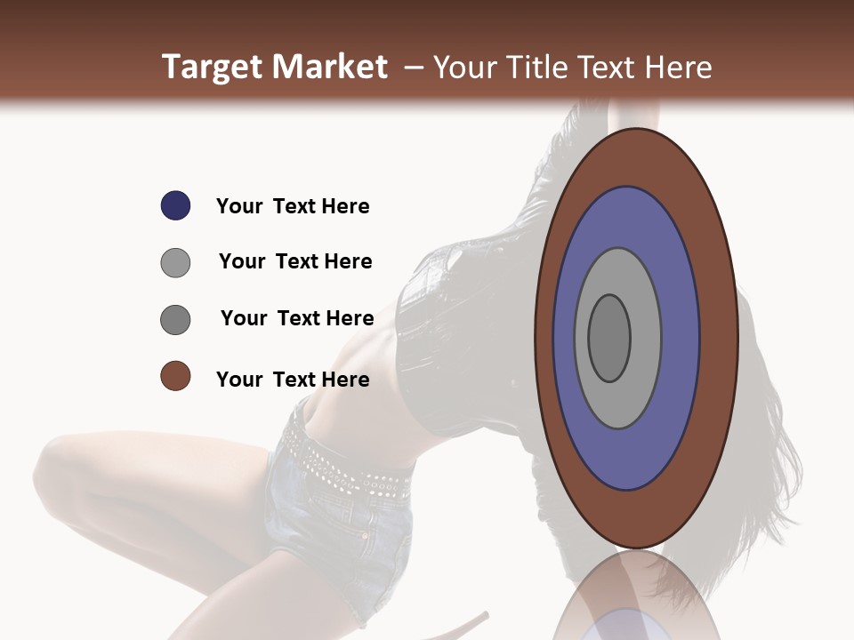 Voluptous Posing Flexibility PowerPoint Template