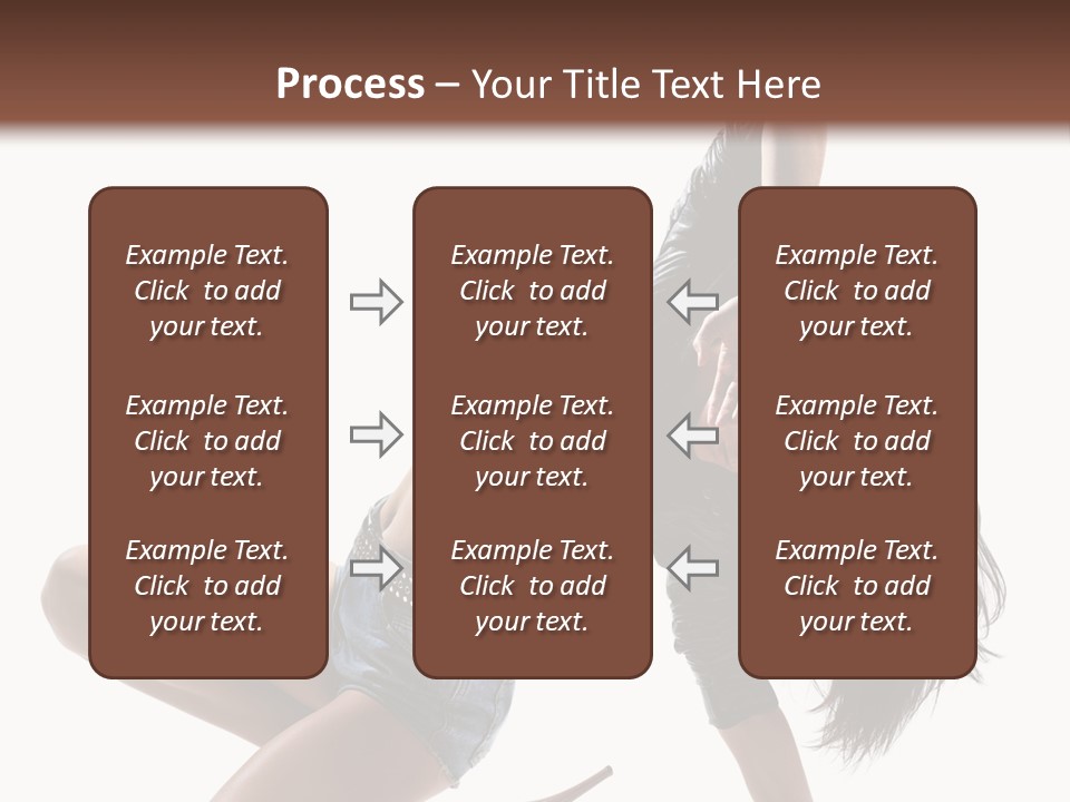 Voluptous Posing Flexibility PowerPoint Template
