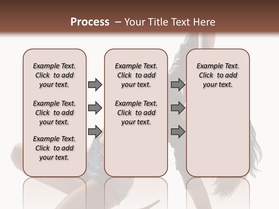Voluptous Posing Flexibility PowerPoint Template