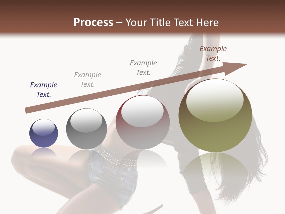 Voluptous Posing Flexibility PowerPoint Template