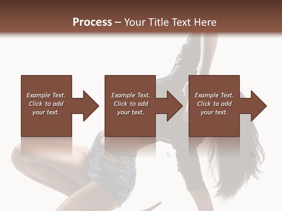 Voluptous Posing Flexibility PowerPoint Template