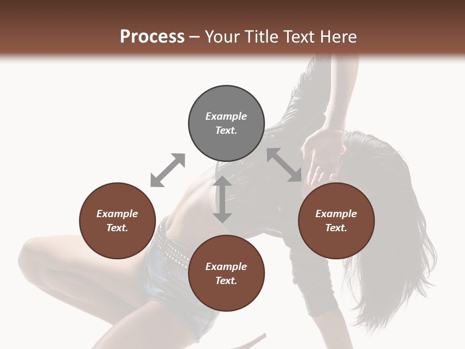 Voluptous Posing Flexibility PowerPoint Template
