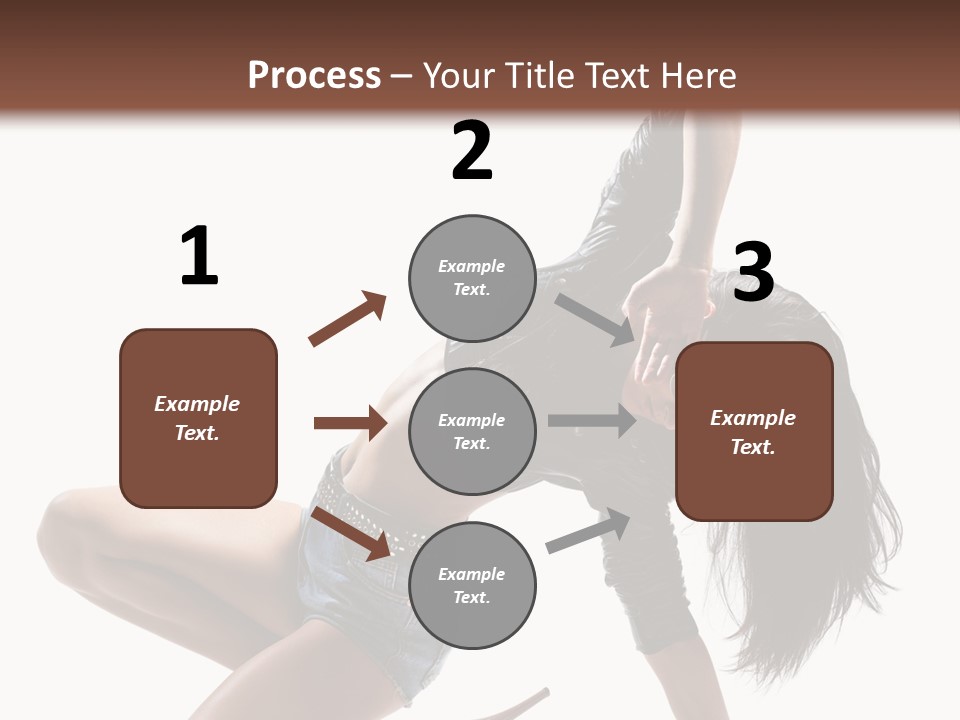 Voluptous Posing Flexibility PowerPoint Template