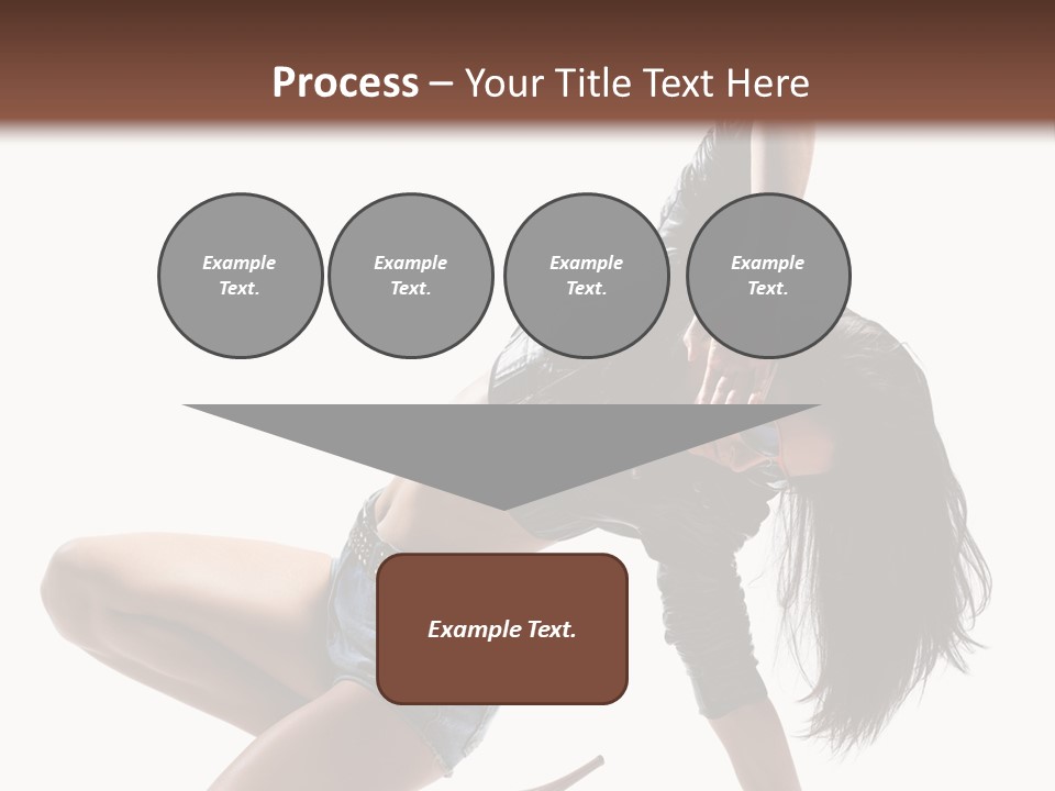 Voluptous Posing Flexibility PowerPoint Template