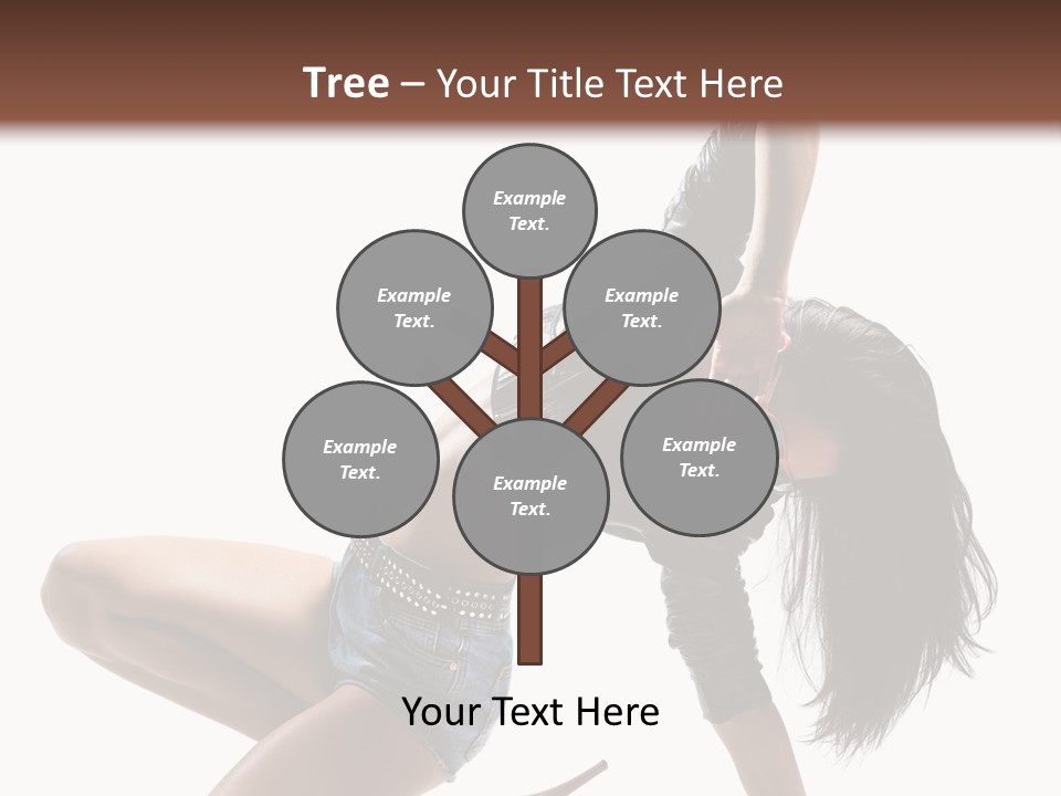 Voluptous Posing Flexibility PowerPoint Template