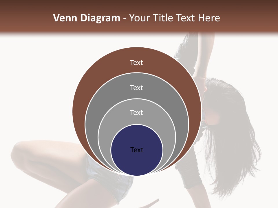 Voluptous Posing Flexibility PowerPoint Template