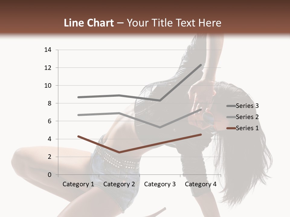 Voluptous Posing Flexibility PowerPoint Template