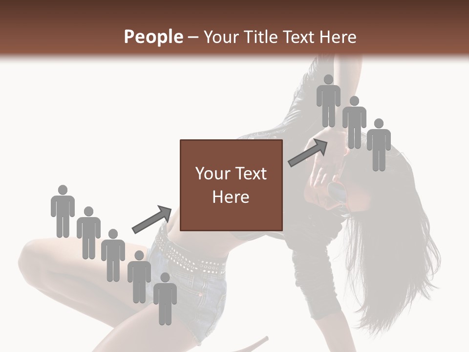 Voluptous Posing Flexibility PowerPoint Template