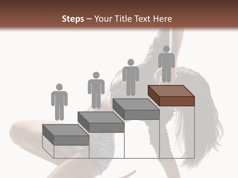 Voluptous Posing Flexibility PowerPoint Template