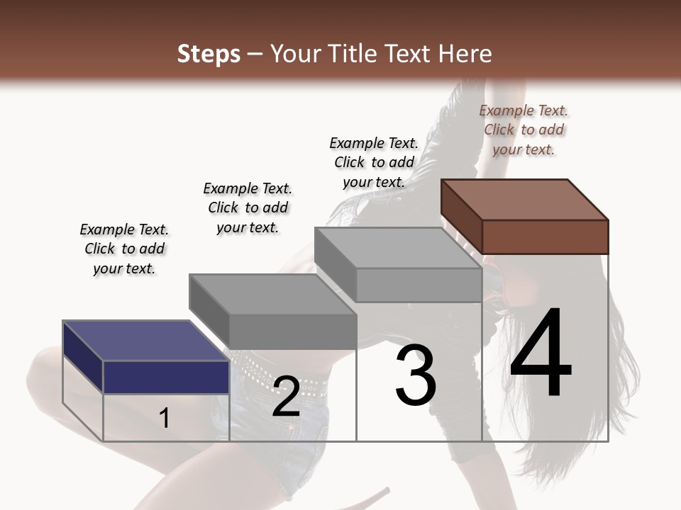 Voluptous Posing Flexibility PowerPoint Template