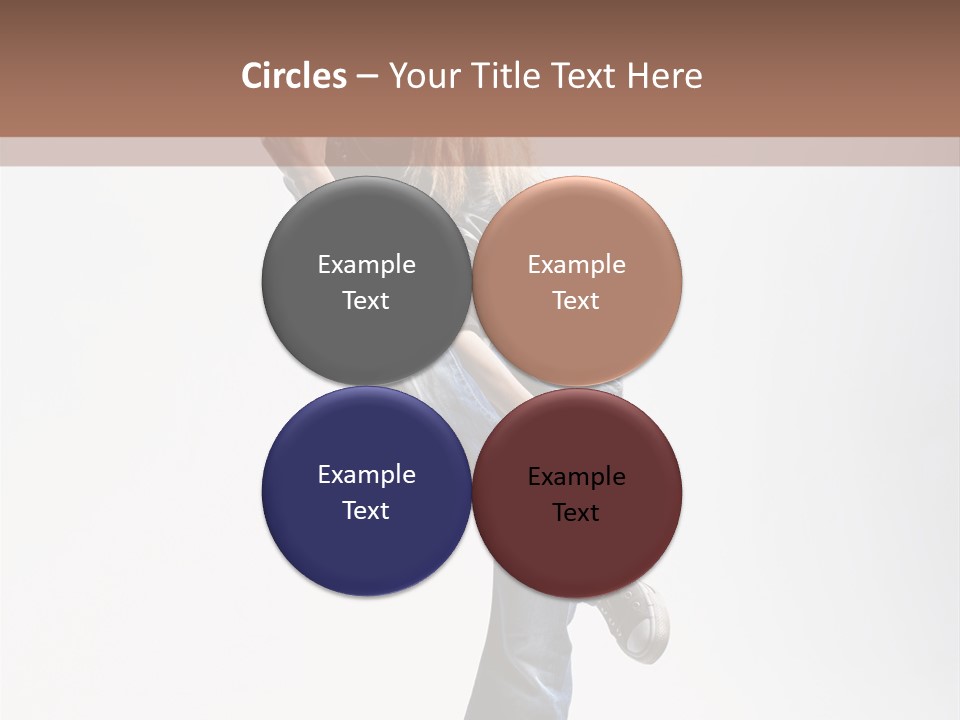 Stretching Vertical Balance PowerPoint Template