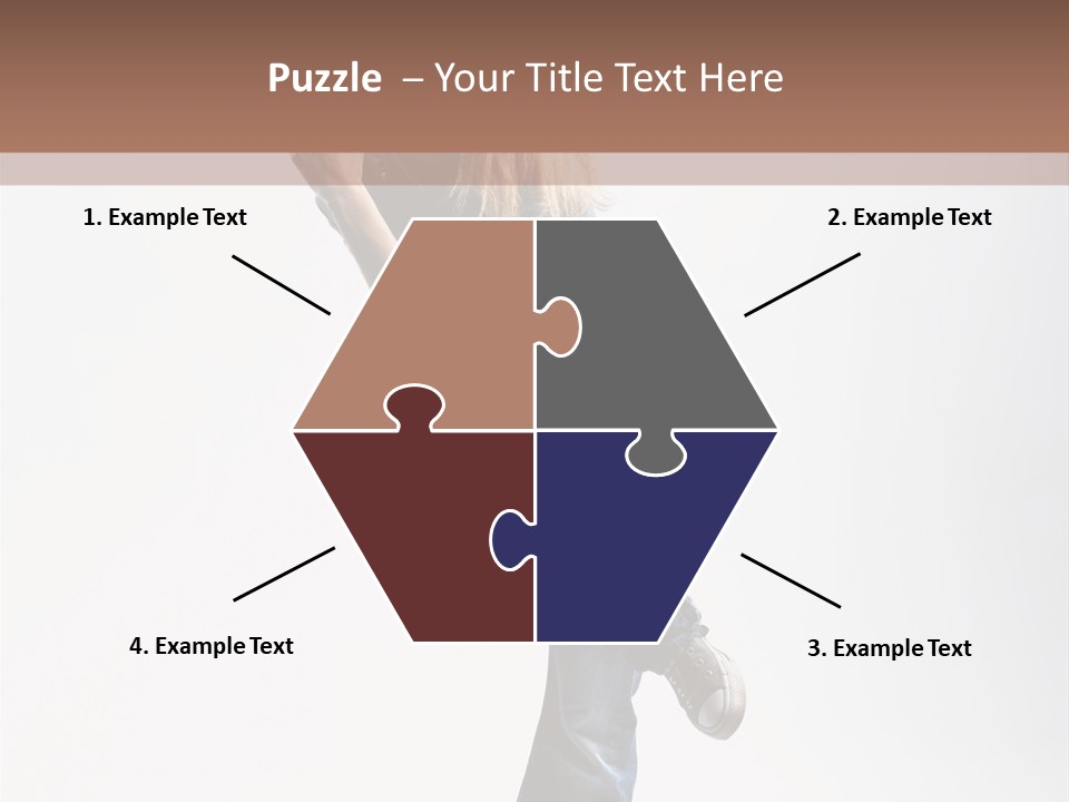 Stretching Vertical Balance PowerPoint Template