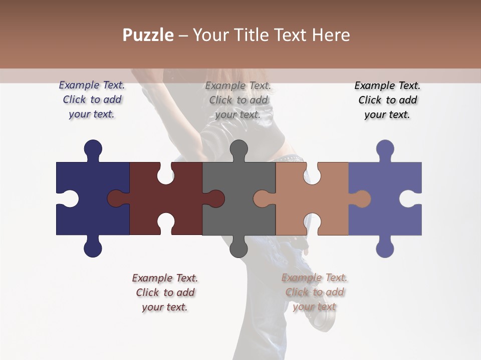 Stretching Vertical Balance PowerPoint Template