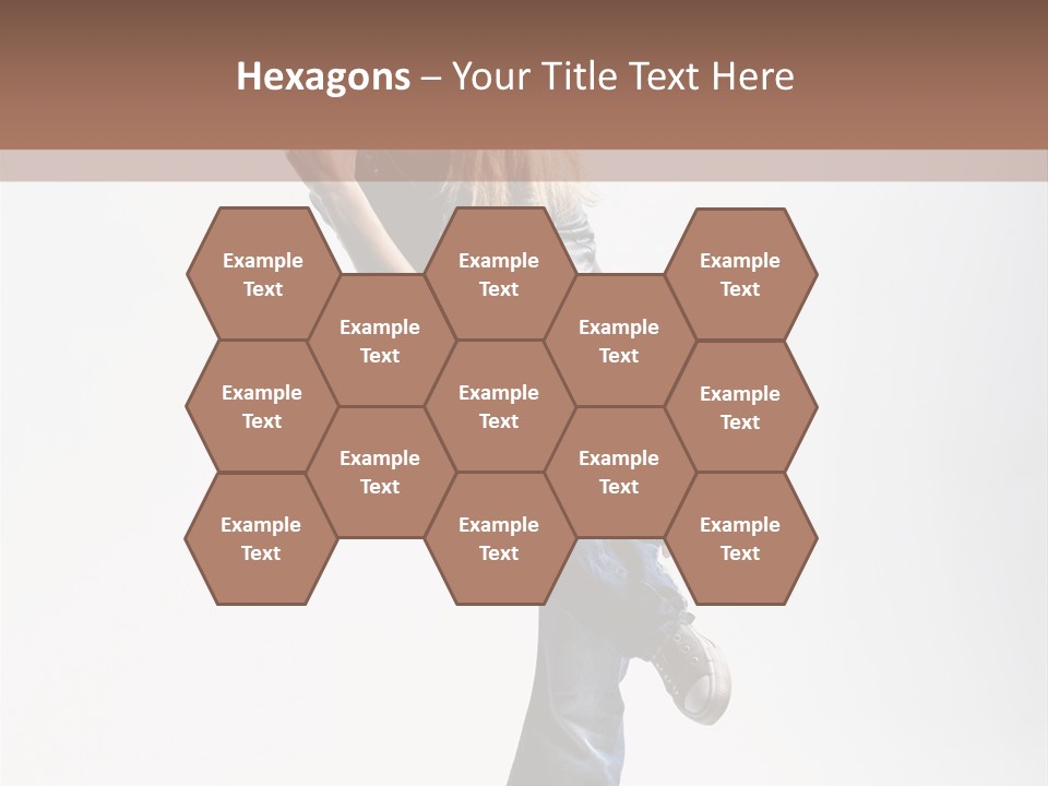 Stretching Vertical Balance PowerPoint Template