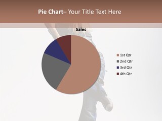 Stretching Vertical Balance PowerPoint Template