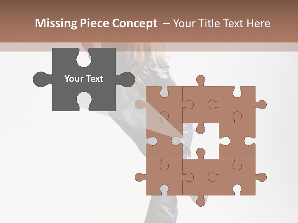 Stretching Vertical Balance PowerPoint Template
