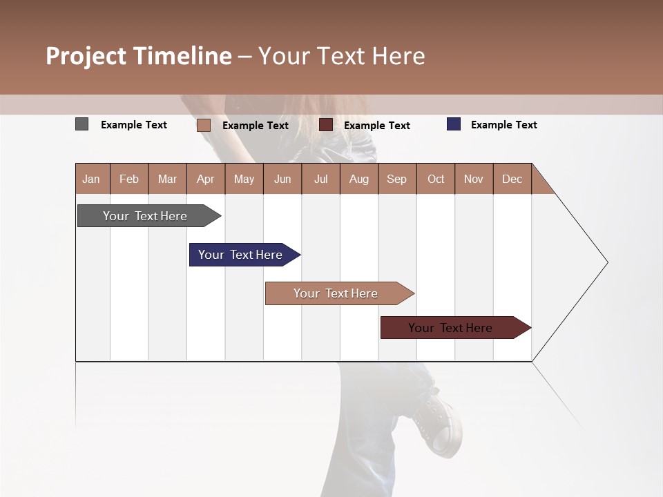 Stretching Vertical Balance PowerPoint Template