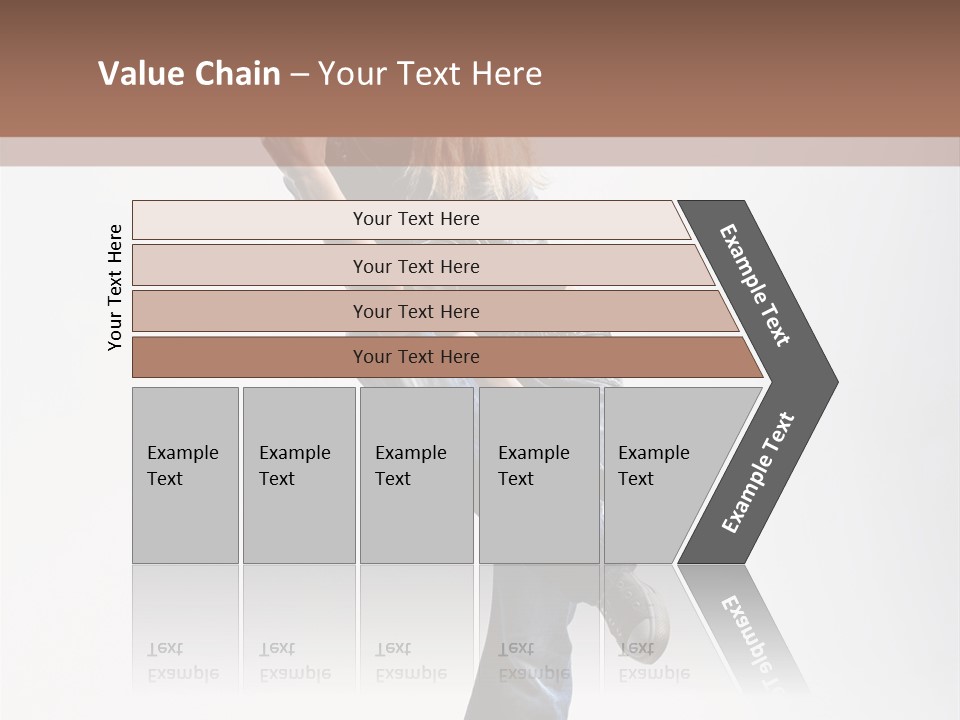 Stretching Vertical Balance PowerPoint Template
