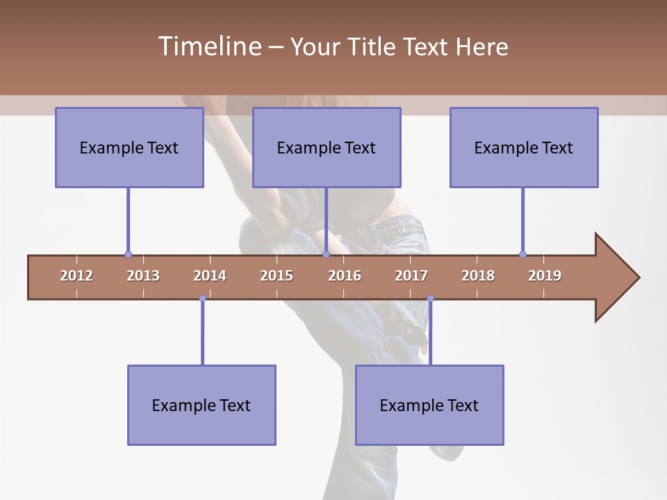 Stretching Vertical Balance PowerPoint Template