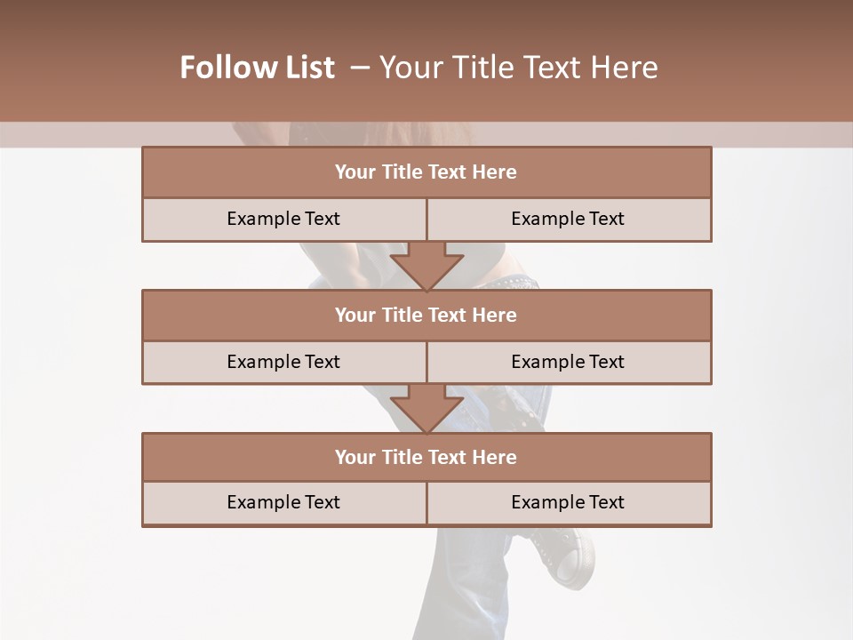 Stretching Vertical Balance PowerPoint Template