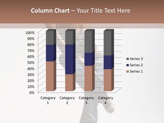 Stretching Vertical Balance PowerPoint Template